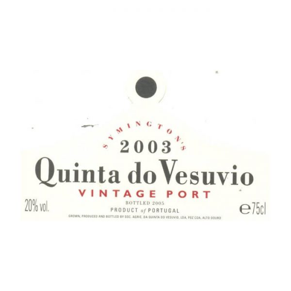 2003 Quinta do Vesúvio Vintage Porto