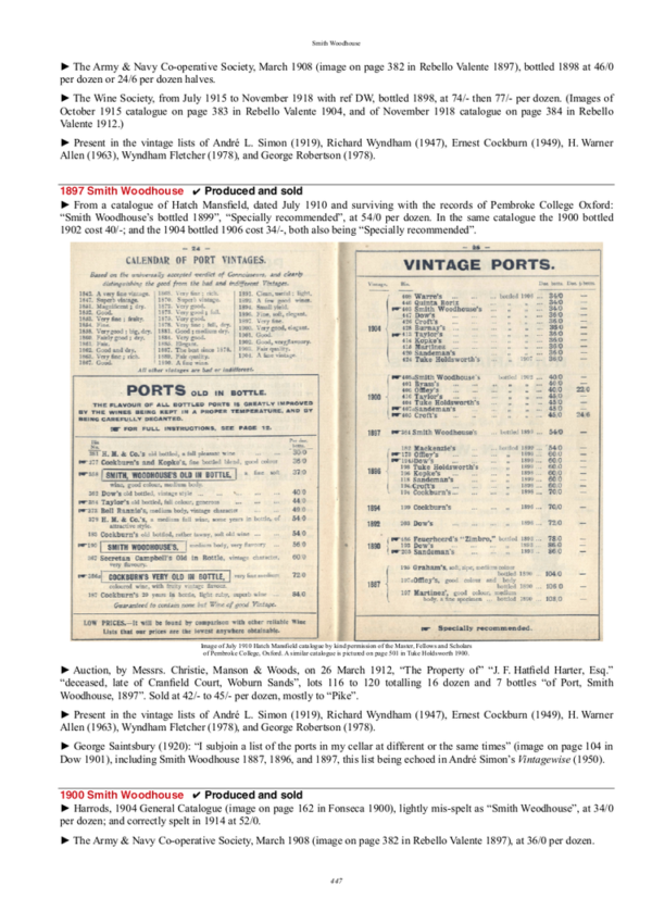 Port Vintages Book - 1st edition
