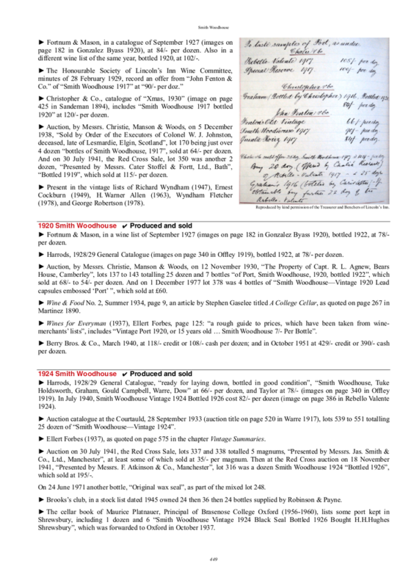Port Vintages Book - 1st edition